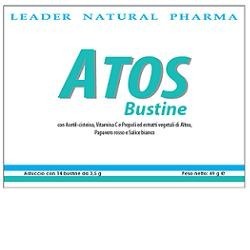 Leader Natural Pharma Atos Bustine 14 Bustine 49 G - Integratori per apparato respiratorio - 933780518 - Leader Natural Pharm...