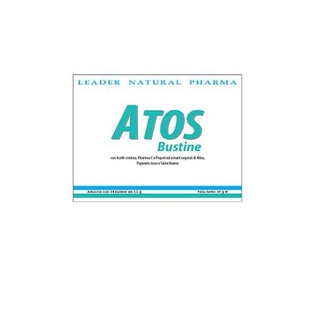 Leader Natural Pharma Atos Bustine 14 Bustine 49 G - Integratori per apparato respiratorio - 933780518 - Leader Natural Pharm...