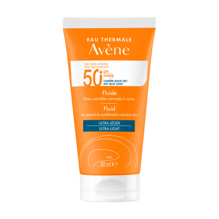 Avène Solare Fluido Viso SPF 50+ Ultra-Leggero 50 Ml Avène - 1 Avène Solare Fluido Viso SPF 50+ Ultra-Leggero 50 Ml Avène - 1