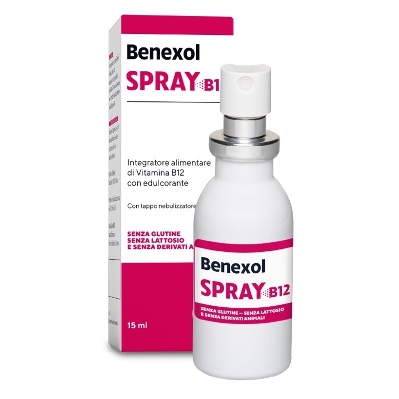 Benexol Spray B12 Integratore Per Il Sistema Nervoso 15 Ml - Integratori per sistema nervoso - 947390441 - Benexol - € 16,14