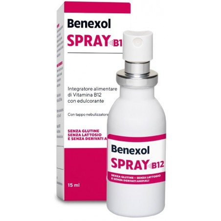 Benexol Spray B12 Integratore Per Il Sistema Nervoso 15 Ml - Integratori per sistema nervoso - 947390441 - Benexol - € 15,99