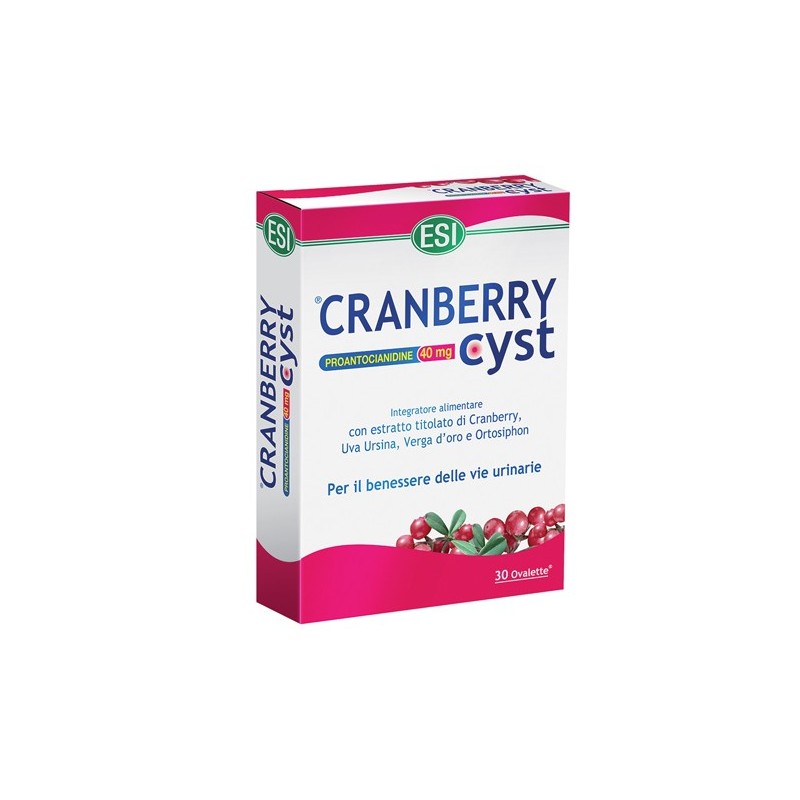 Esi Cranberry Cyst 30 Ovalette - Integratori per cistite - 923746376 - Esi - € 12,10