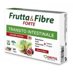 Ortis Laboratoires Pgmbh Frutta & Fibre Forte 24 Cubetti - Integratori per regolarità intestinale e stitichezza - 976203998 -...