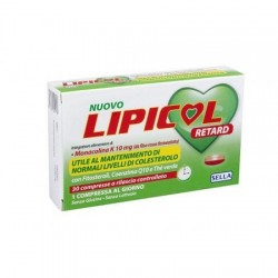Lipicol Retard Integratore Per Il Colesterolo 30 Compresse - Circolazione e pressione sanguigna - 971228046 - Lipicol - € 19,90