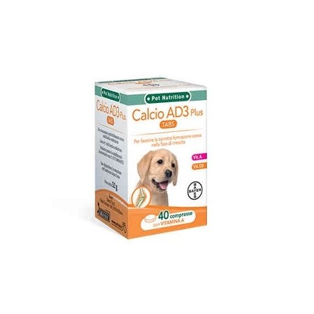 Elanco Italia Calcio Ad3 Solubile Sviluppo 40 Compresse Altamente Appetibili - Veterinaria - 906985282 - Elanco Italia - € 15,54