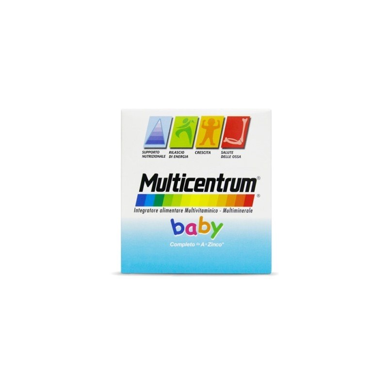 Multicentrum Baby 14 Bustine Effervescenti - Vitamine e sali minerali - 938657107 - Multicentrum - € 14,48