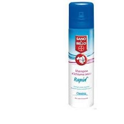 Elanco Italia Sano E Bello Shampoo Mousse Rapid Classico Flacone 300 Ml Per Lavaggio Senz'acqua Elanco Italia - 1