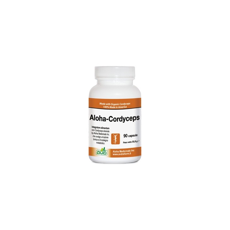 A. V. D. Reform Aloha Cordyceps 90 Capsule Flacone 55,8 G - Integratori per concentrazione e memoria - 924519743 - A. V. D. R...