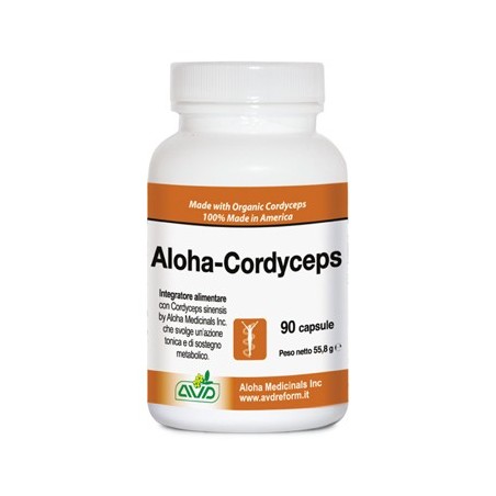 A. V. D. Reform Aloha Cordyceps 90 Capsule Flacone 55,8 G - Integratori per concentrazione e memoria - 924519743 - A. V. D. R...