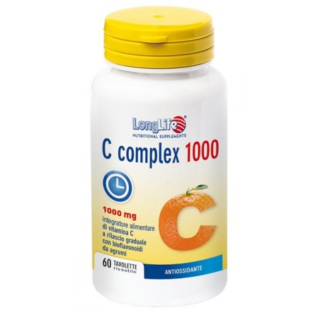 Phoenix - Longlife Longlife C Complex 1000 T/r 60 Tavolette - Vitamine e sali minerali - 908761125 - Longlife - € 20,04