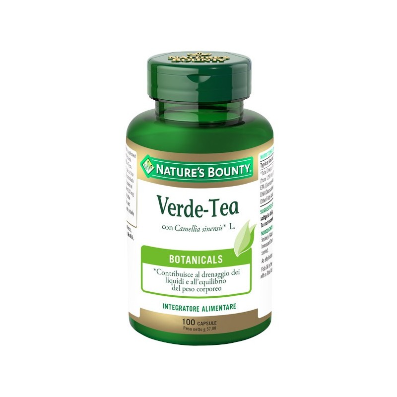 Nature's Bounty Verde-tea 100 Capsule - Integratori per dimagrire ed accelerare metabolismo - 931982540 - Nature's Bounty - €...