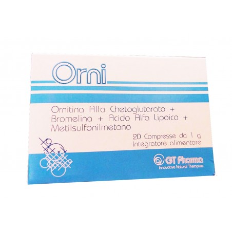 Orni Integratore a Base Di Ornitina 20 Compresse - Integratori per umore, anti stress e sonno - 911973978 - Orni - € 18,47