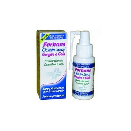 Uragme Collutorio Spray Con Clorexidina Forhans Clexidin 50ml - Collutori - 912943622 - Uragme - € 5,43