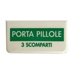 Portapillole a 3 Scomparti 1 Pezzo - Ausili sanitari - 903776639 -  - € 1,60