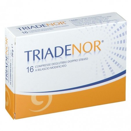 Triadenor Benessere Del Sistema Nervoso 16 Compresse - Integratori per sistema nervoso - 934545373 - Triadenor - € 20,87
