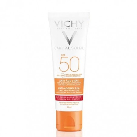 Vichy Ideal Soleil Protezione Solare Crema Viso Anti-Età SPF 50+ 50 Ml - Solari viso - 973352255 - Vichy - € 18,69
