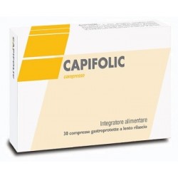 Capietal Italia Capifolic 30 Compresse Gastroprotette A Rilascio Lento - Vitamine e sali minerali - 970800355 - Capietal Ital...