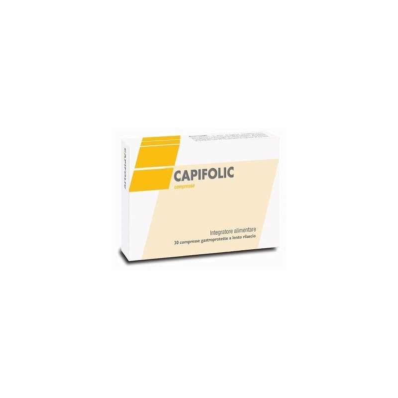 Capietal Italia Capifolic 30 Compresse Gastroprotette A Rilascio Lento - Vitamine e sali minerali - 970800355 - Capietal Ital...