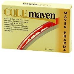 Maven Pharma Colemaven 20 Compresse - Integratori per il cuore e colesterolo - 930175056 - Maven Pharma - € 16,95