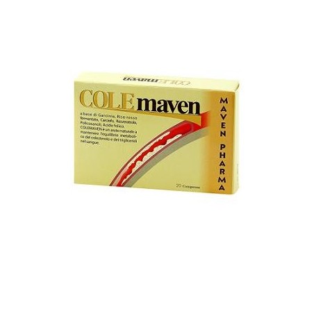Maven Pharma Colemaven 20 Compresse - Integratori per il cuore e colesterolo - 930175056 - Maven Pharma - € 17,22