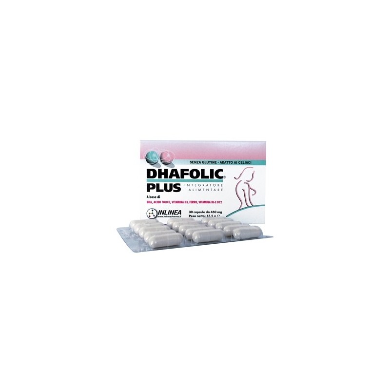 Inlinea Dhafolic Plus 30 Capsule - Integratori prenatali e postnatali - 935982633 - Inlinea - € 20,41