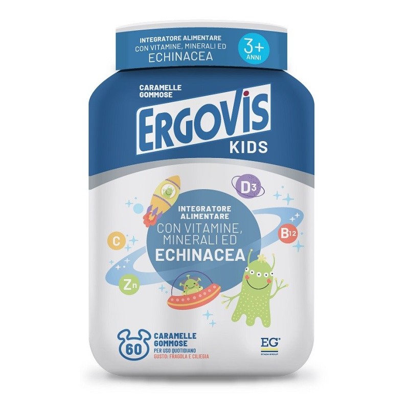 Eg Ergovis Kids 60 Caramelle Gustose - Vitamine e sali minerali - 980475230 - Ergovis - € 8,10