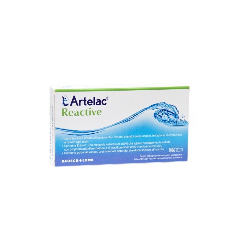 Artelac Reactive Soluzione Oftalmica Per Irritazioni Oculari 10 Monodose - Gocce oculari - 971327200 - Artelac - € 10,09