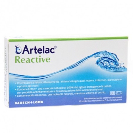 Artelac Reactive Soluzione Oftalmica Per Irritazioni Oculari 10 Monodose - Gocce oculari - 971327200 - Artelac - € 10,09