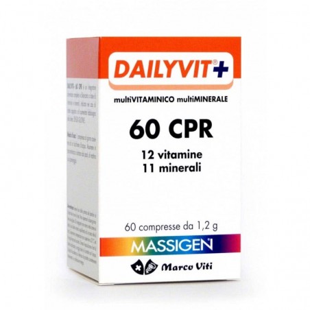Dailyvit+ Integratore Multivitaminico 60 Compresse Dailyvit+ - 1 Dailyvit+ Integratore Multivitaminico 60 Compresse Dailyvit+ - 1