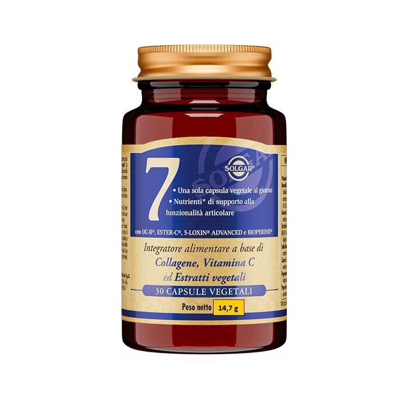 Solgar 7 Supporto Alle Funzioni Articolari 30 Capsule Vegetali Solgar - 1