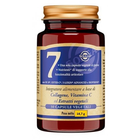 Solgar 7 Supporto Alle Funzioni Articolari 30 Capsule Vegetali Solgar - 1 Solgar 7 Supporto Alle Funzioni Articolari 30 Capsule Vegetali Solgar - 1