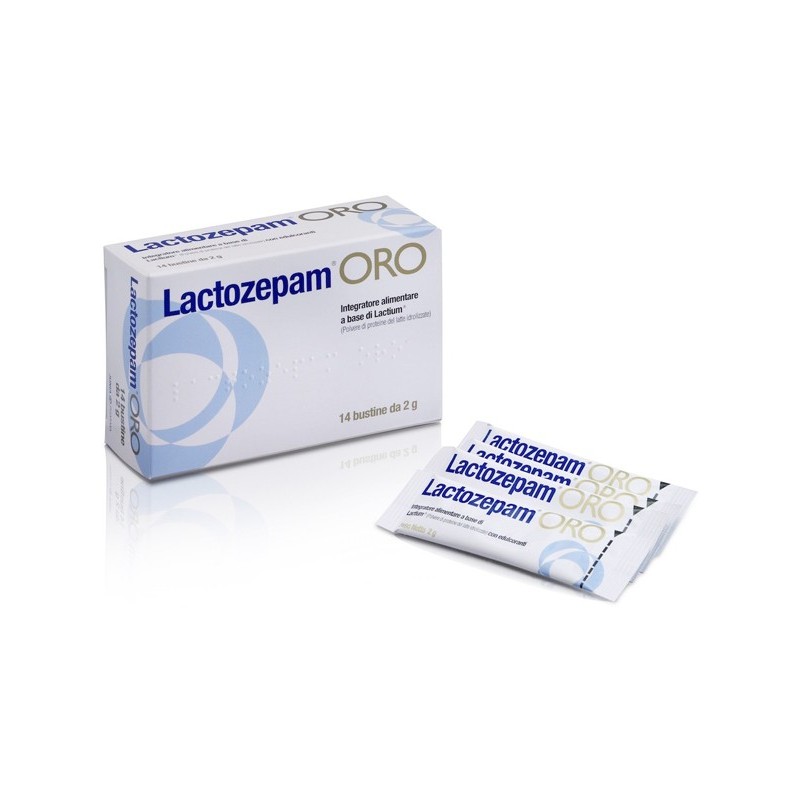Junia Pharma Lactozepam Oro Granulato Orosolibile A Base Di Lactium 14 Bustine 28 G - Integratori per umore, anti stress e so...