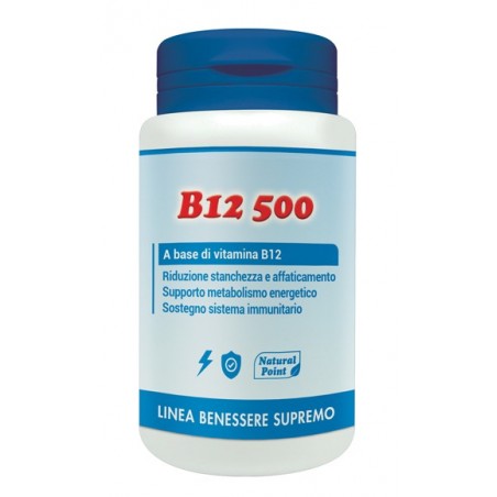 Natural Point B12 500 Cianocobalamina 100 Capsule Vegetali Natural Point - 1 Natural Point B12 500 Cianocobalamina 100 Capsule Vegetali Natural Point - 1