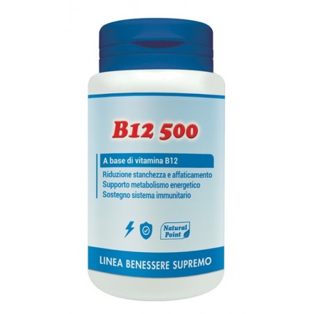 Natural Point B12 500 Cianocobalamina 100 Capsule Vegetali - Vitamine e sali minerali - 907240384 - Natural Point - € 10,87