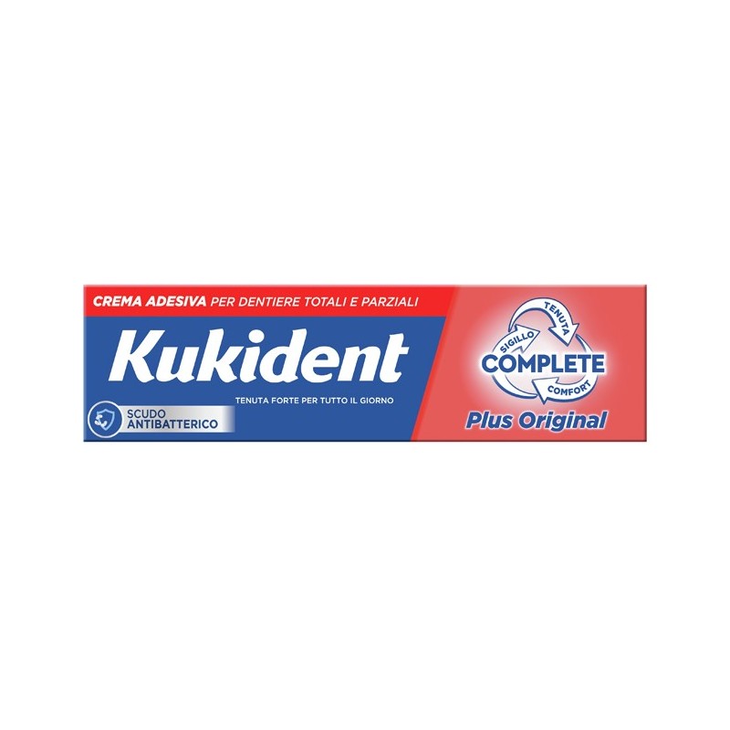 Kukident Plus Original Crema Adesiva Dentiere 40 G - Prodotti per dentiere ed apparecchi ortodontici - 983513641 - Kukident -...