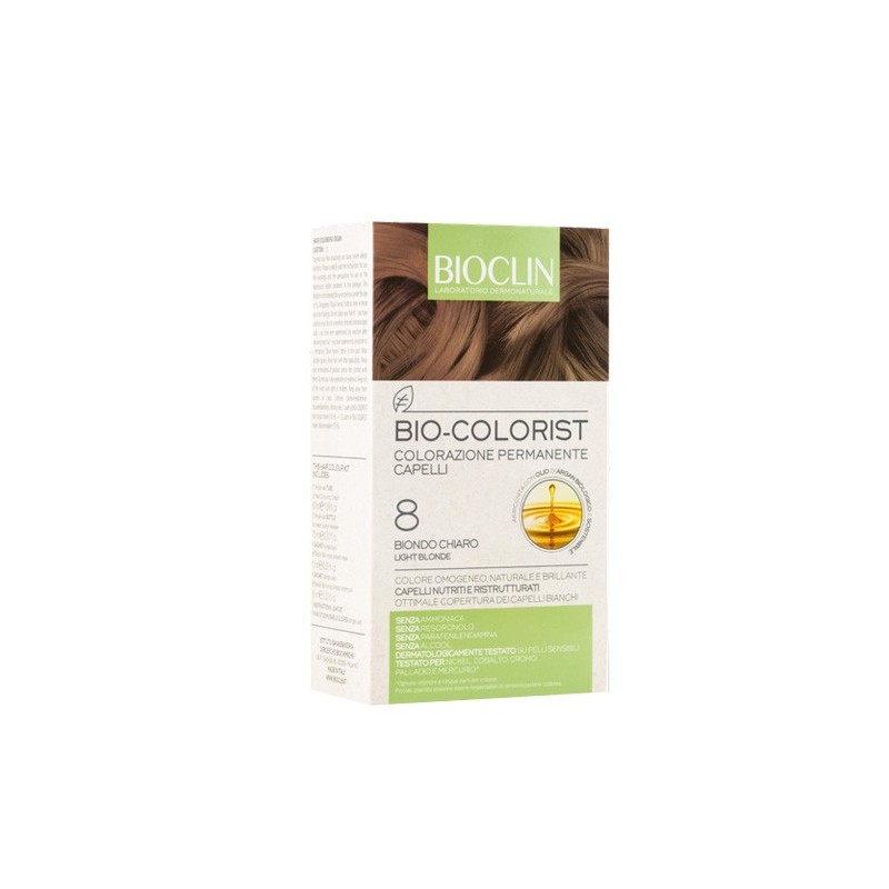 Ist. Ganassini Bioclin Bio Colorist 8 Biondo Chiaro - Tinte e colorazioni per capelli - 975025053 - Bioclin - € 14,74