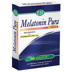 Esi Melatonin Pura Activ 30 Ovalette - Integratori per umore, anti stress e sonno - 925217580 - Esi - € 8,90