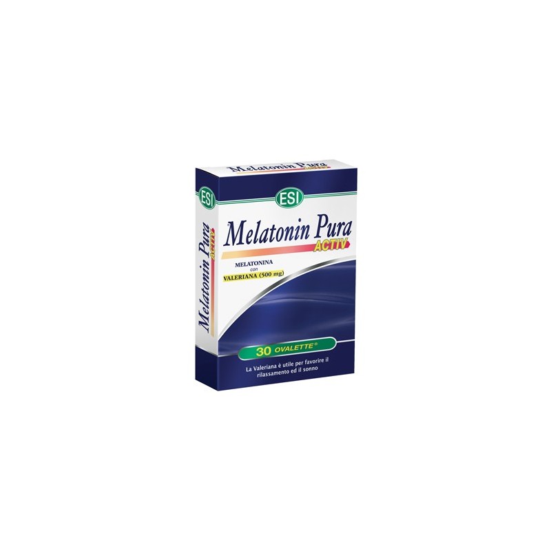 Esi Melatonin Pura Activ 30 Ovalette - Integratori per umore, anti stress e sonno - 925217580 - Esi - € 8,87