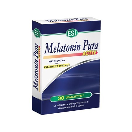 Esi Melatonin Pura Activ 30 Ovalette - Integratori per umore, anti stress e sonno - 925217580 - Esi - € 8,90