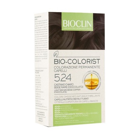 Ist. Ganassini Bioclin Bio Colorist 5,24 Castano Chiaro Beige Rame Cioccolato - Tinte e colorazioni per capelli - 975025115 -...