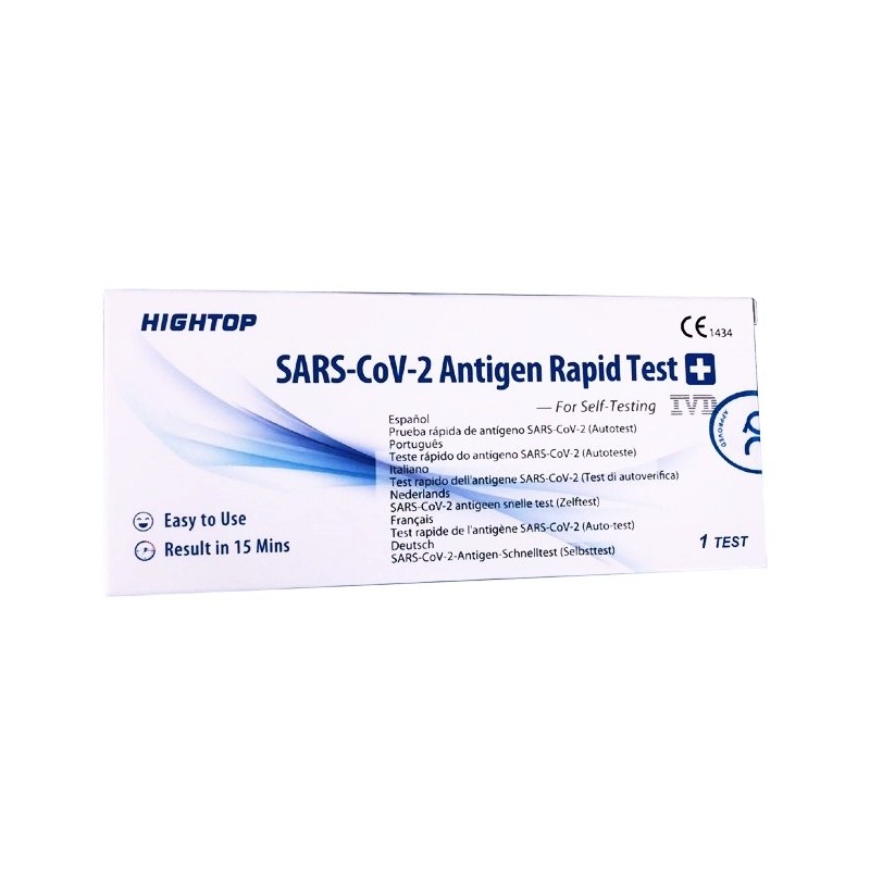 Hightop Test Antigenico Rapido Covid-19 Autodiagnostico 1 Test - Ausili sanitari - 983750516 - Hightop - € 15,90