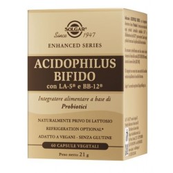Solgar Multinutrient Acidophilus Bifido - Probiotici 60 Capsule - Fermenti lattici - 947091272 - Solgar - € 25,69
