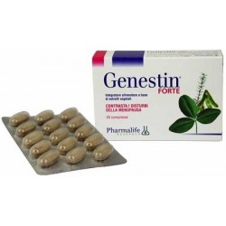 Genestin Forte Integratore Per Disturbi Della Menopausa 30 Compresse - Integratori per ciclo mestruale e menopausa - 90595773...
