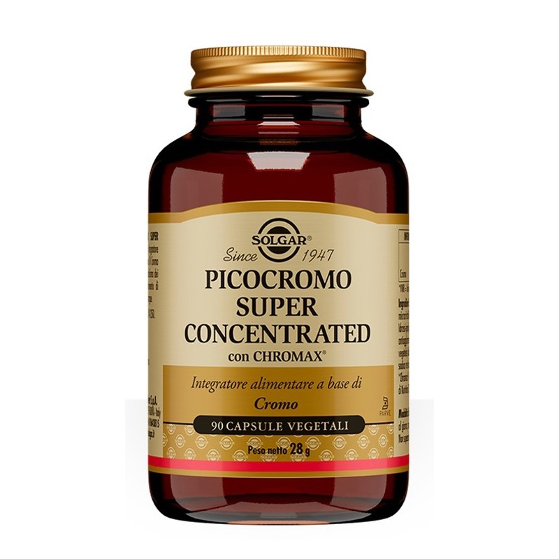 Solgar Multinutrient Picocromo Superconcentrato 90 Capsule Vegetali - Vitamine e sali minerali - 945046579 - Solgar - € 28,33