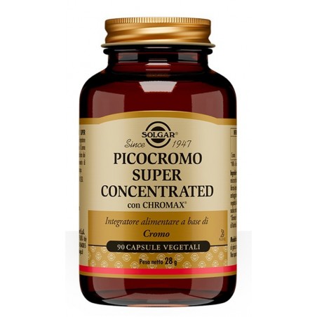 Solgar Multinutrient Picocromo Superconcentrato 90 Capsule Vegetali - Vitamine e sali minerali - 945046579 - Solgar - € 28,33