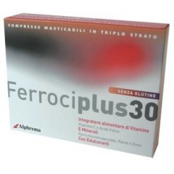 Agave Ferrociplus 30 24 Compresse Masticabili - Vitamine e sali minerali - 924948793 - Agave - € 23,01