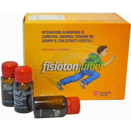Fisioton Junior Integratore per il Metabolismo Energetico 20 Flaconi B. L. V. Pharma Group - 1 Fisioton Junior Integratore per il Metabolismo Energetico 20 Flaconi B. L. V. Pharma Group - 1