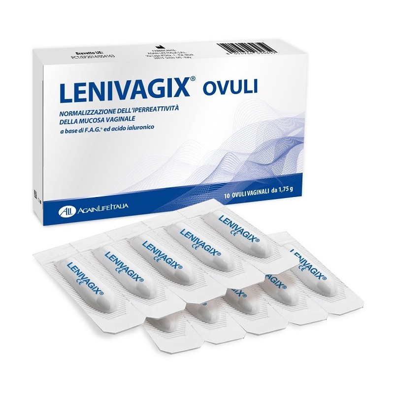 Safi Medical Care Lenivagix Ovuli Vaginali 10 Pezzi - Lavande, ovuli e creme vaginali - 934395169 - Safi Medical Care - € 22,65