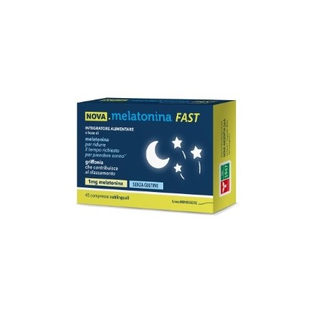 Nova Argentia Ind. Farm Nova Melatonina Fast 45 Compresse 1mg Di Melatonina - Integratori per dormire - 935738144 - Nova Arge...