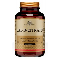 Solgar It. Multinutrient Cal D Citrato 60 Tavolette - Integratori per dolori e infiammazioni - 945184861 - Solgar - € 19,21